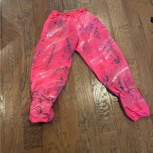 Pink Splatter Pants